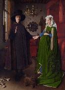 Jan Van Eyck Giovanni Arnolfini and His wife Giovanna Cenami (mk08) china oil painting reproduction